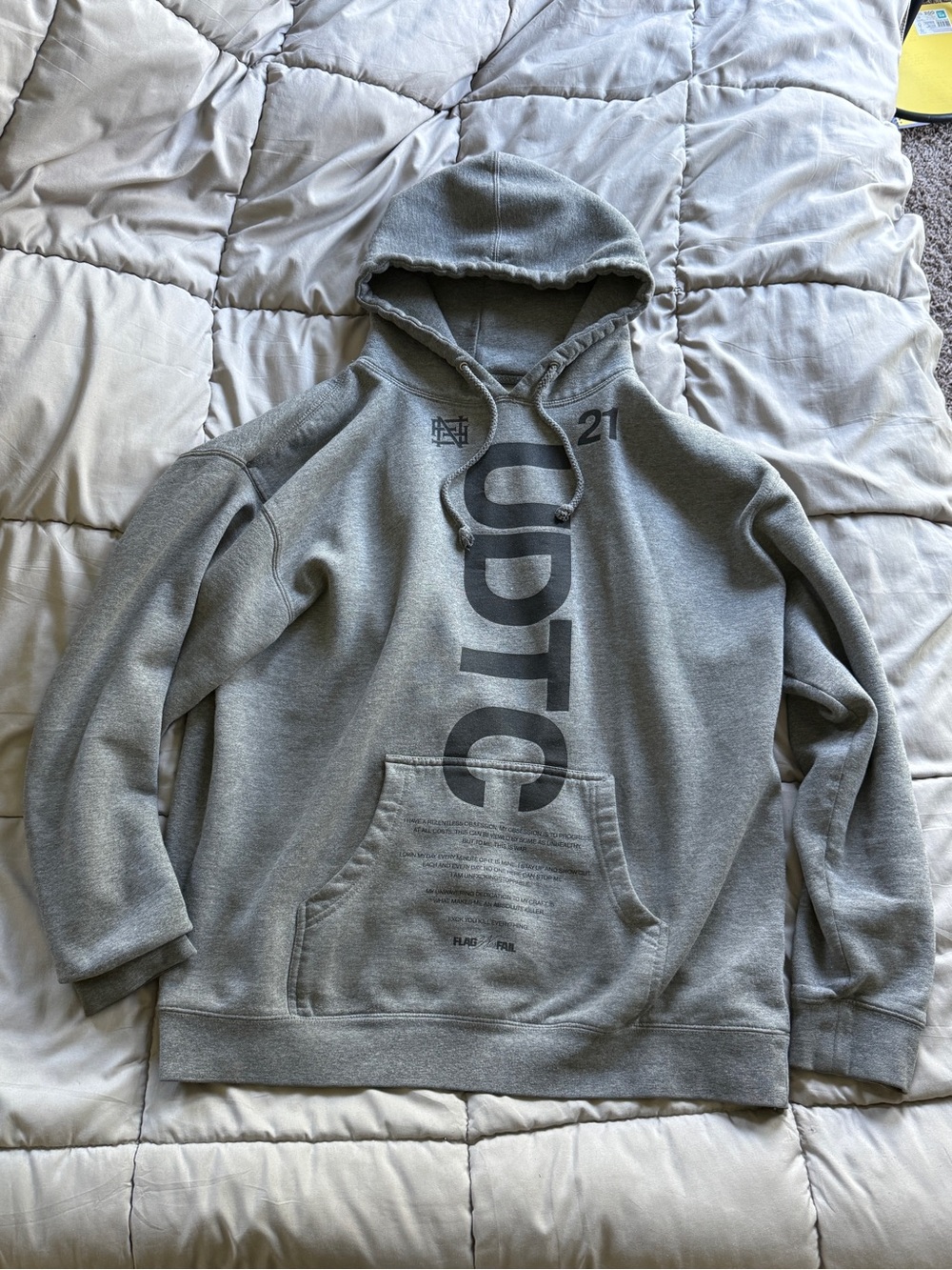 Flag Nor Fail XL Hoodie! Unwavering Dedication to Craft collection.